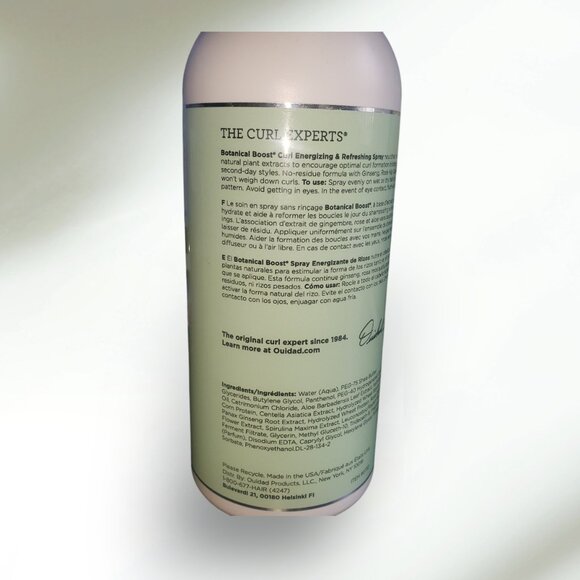 Ouidad Bptanical Boost Curl Engerizing Refreshing Spray. New - Picture 3 of 4